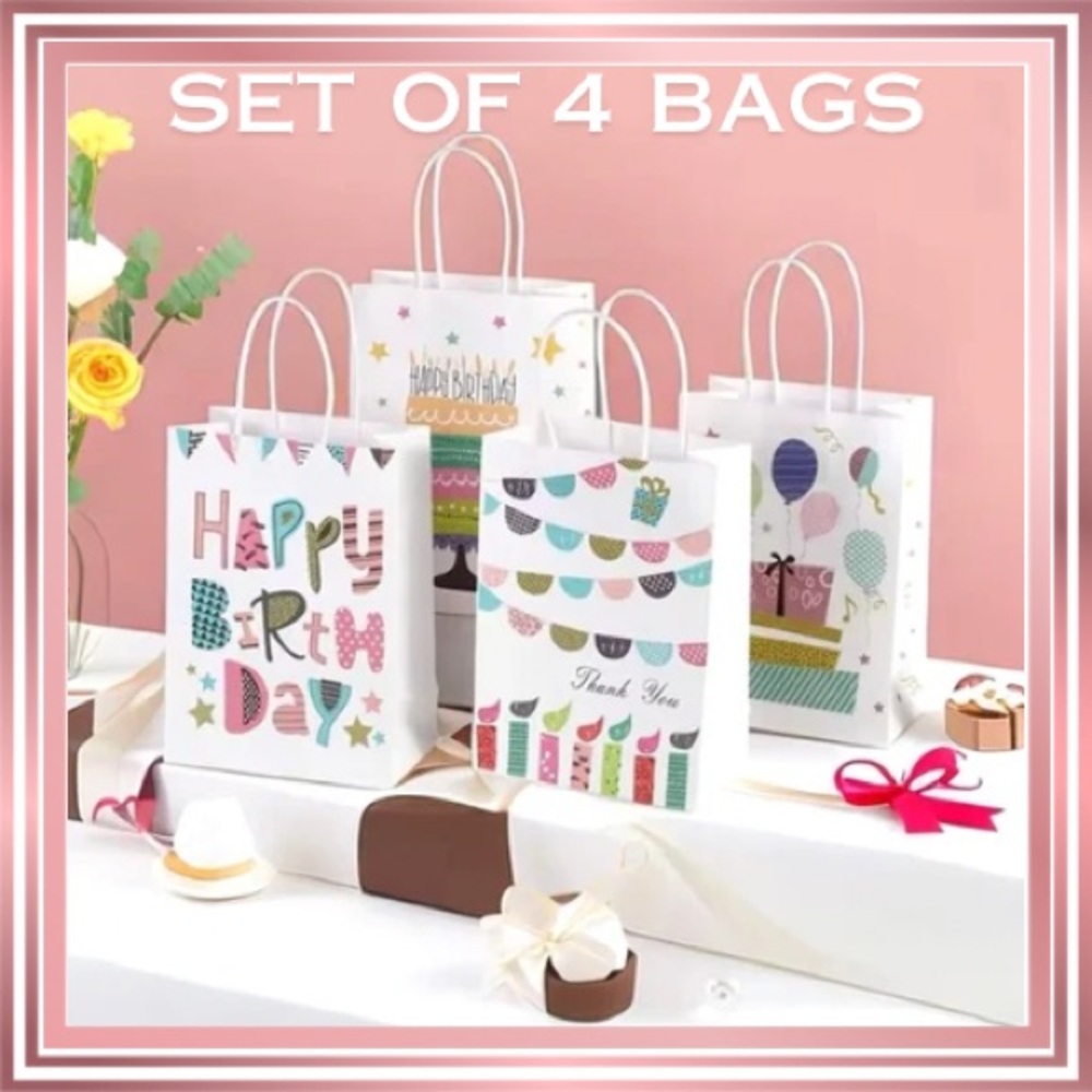 Set of 4 Gift Bags